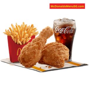 McDonald's Chicken McCrispy Upsized Meal (2 Pieces)