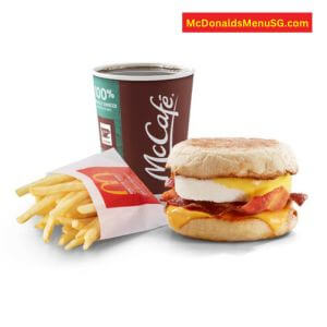 McDonald's Chicken Muffin with Egg Extra Value Meal