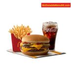 McDonald's Double Cheeseburger Upsized Meal