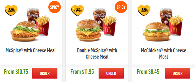 McDonalds Fan Favorites Meals Delivery