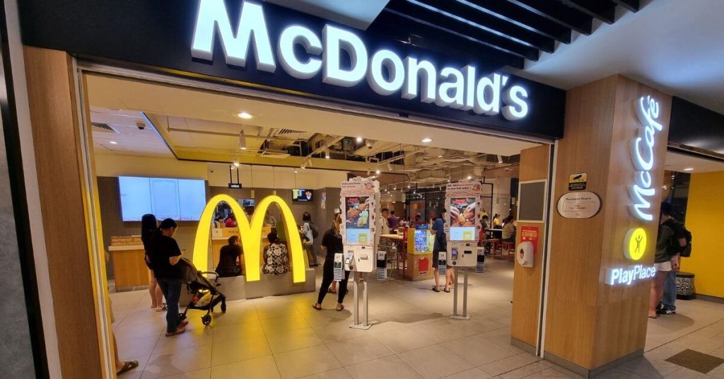 McDonald's Canberra Outlet in Jurong East Singapore