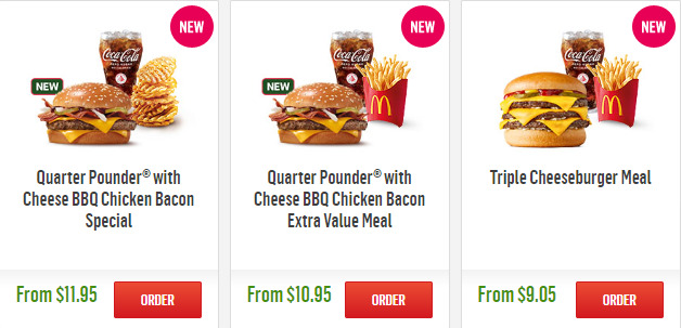 McDonalds Delivery Promotions Meals