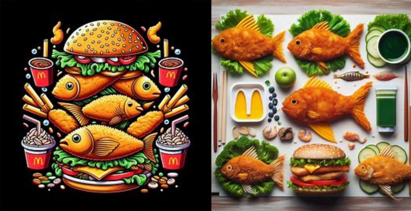 McDonalds Chicken and Fish Menu